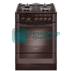 Плита газовая Gefest ПГ 6500-04 0245 коричневый, конфорок 4 шт, духовка 52 л, 60 см x 85 см x 60 см
