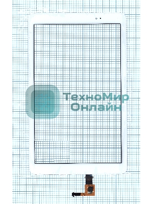 Сенсорное стекло (тачскрин) для Huawei MediaPad T1 10 белое