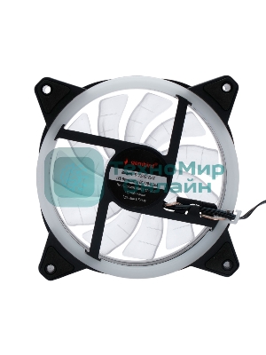 Вентилятор для корпуса Gembird черный, 120 мм, 1200 об/мин, 20.5 дБ, 3 pin