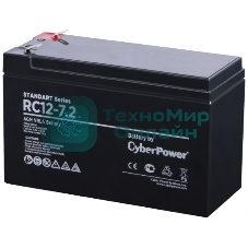 Батарея для ИБП SS CyberPower Standart series RС 12-7.2/12V 7.2 Ah