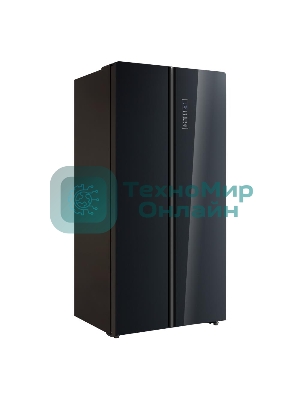 Холодильник Korting KNFS 91797 GN черный двухкамерный 335/175л морозилка сбоку, No Frost, Side by Side