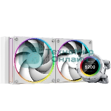 Система жидкостного охлаждения ID-Cooling SL240 белый 120мм алюминий+медь 2000rpm 30db 4-pin 300W