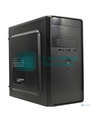 Компьютерный корпус Minitower ExeGate EX286426RUS BA-309-450W-8 (mATX, БП AA450 с вент. 8см, 2хUSB, HD аудио, черный)