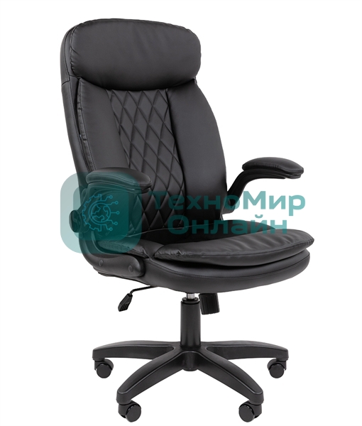Кресло руководителя Chairman 533 Россия экокожа черный