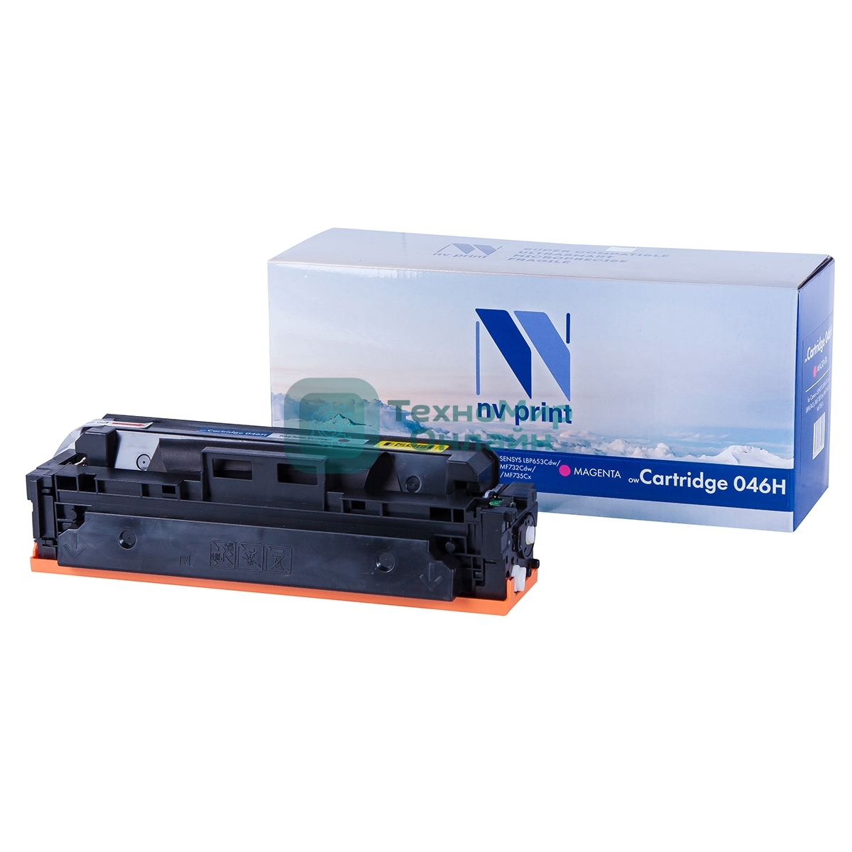 Картридж лазерный NVPrint совместимый NV-046H Magenta для Canon i-SENSYS LBP653Cdw/LBP654Cx/MF732Cdw/MF734Cdw/MF735Cx (5000k)