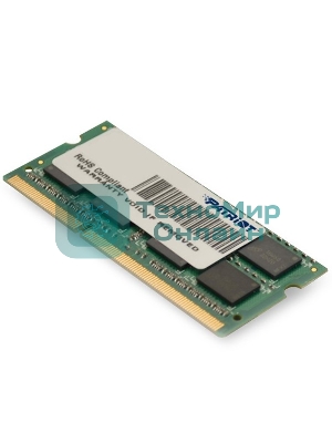 Оперативная память Patriot, DDR3L, 4GB (1x4 GB), 1600 MHz, CL11, SO-DIMM