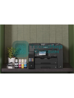 МФУ струйное Epson L15150, (A3, ADF, duplex, 35 стр./мин., Ethernet, Wi-Fi черный)