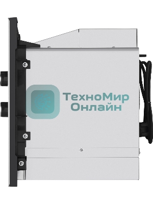 Встраиваемая микроволновая печь Maunfeld MBMO.20.1PGb черный, 20 л, 800 Вт, переключатели - поворотный механизм