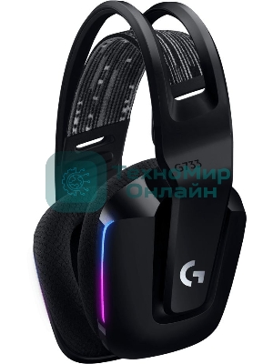 Гарнитура беспроводная LOGITECH G733 LIGHTSPEED Wireless RGb Gaming Headset - черный - 2.4GHZ - EMEA