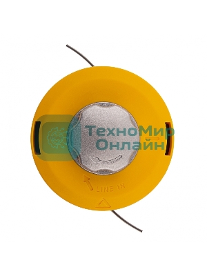 Катушка Denzel тримм. полуавтомат. легкая заправка лески гайка m10x1.25 винт m10-m10 алюм.кн