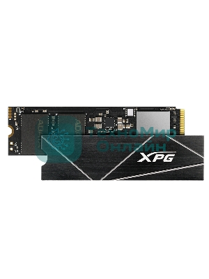 Накопитель SSD ADATA XPG BLADE S70, 4Tb, PCIe 4.0 x4, M.2 2280, NVMe, R/W 7400/6600, с радиатором