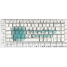 Клавиатура для ноутбука HP Pavilion DV2000, HP Compaq Presario V3000 серебристая