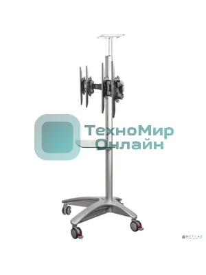 Arm media PT-STAND-15 (состоит из 2-х частей) black 1 шт/уп. Моб. стойка напол. для 2-х TV 26