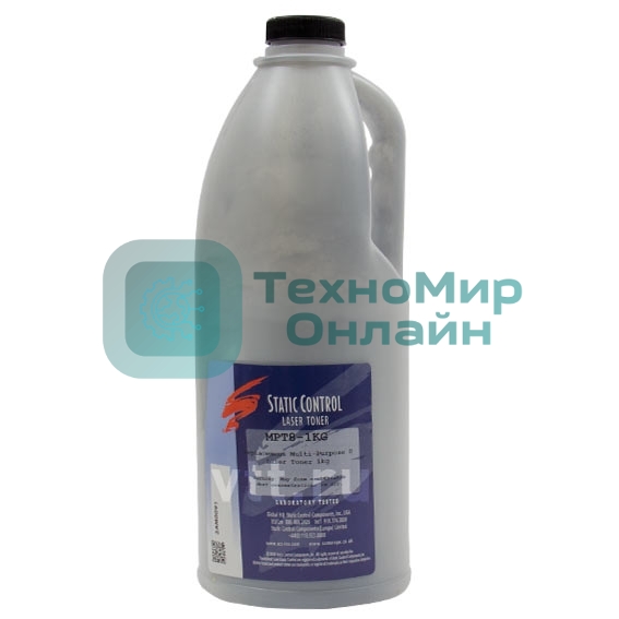 Тонер Static Control для HP LJ PM401/P2055/P3005/P3015, Bk, 1 кг, флакон