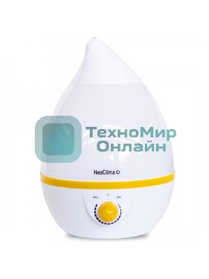 Увлажнитель воздуха Neoclima NHL-200L белый Обсл.площадь 20кв.м. Антибактериальное покрытие, Расход воды 250 гр/час, Объем 2л