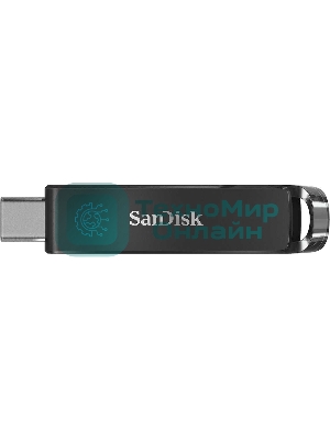 Флешка USB SanDisk CZ460 Ultra (SDCZ460-064G-G46), 64Gb, USB Type-C, R/W 150/30, черный