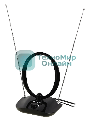 Антенна телевизионная Hyundai H-TAI400 30дБ активная черный