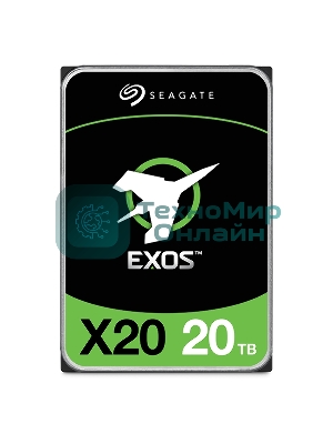 Жесткий диск Seagate HDD 20Tb 7200rpm Server Exos X20 HDD 512E/4KN (3.5