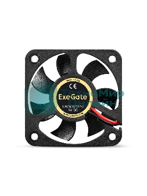 Вентилятор для корпуса ExeGate EX05010S2P-5 черный, 50 мм, 5500 об/мин, 27 дБ, 2 pin
