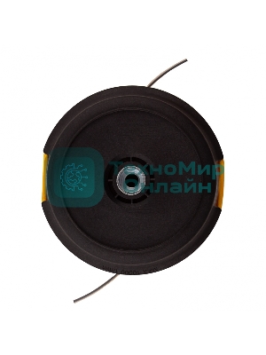 Катушка Denzel тримм. полуавтомат. легкая заправка лески гайка m10x1.25 винт m10-m10 алюм.кн