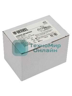 Батарея аккумуляторная Denzel B-18-6.0, Li-Ion, 18 В, 6,0 А·ч