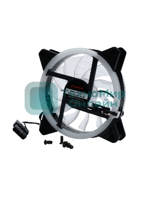 Вентилятор для корпуса Gembird черный, 120 мм, 1200 об/мин, 20.5 дБ, 3 pin