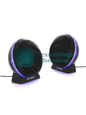 Акустическая система 2.0 Гарнизон GSP-150, черный, 6 Вт, FTB-динамики, материал- пластик, USB - питание