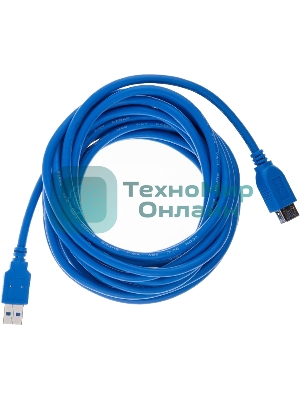 Кабель AM/AF USB3.0 5.0м VCOM удлинитель USB 3.0, VUS7065-5M