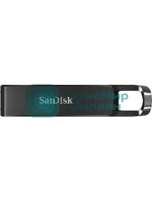 Флешка USB SanDisk CZ460 Ultra (SDCZ460-064G-G46), 64Gb, USB Type-C, R/W 150/30, черный