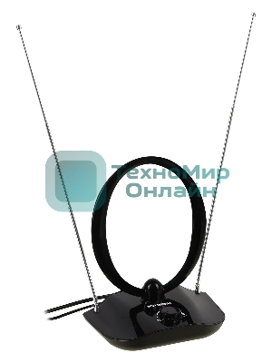 Антенна телевизионная Hyundai H-TAI400 30дБ активная черный