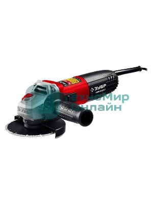 Угловая шлифовальная машина ЗУБР 115 мм, 800 Вт, компакт.