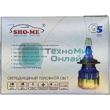 Лампа автомобильная светодиодная Sho-Me G5 Lite LH-H3 H3 9-27В 24Вт (упак.:2шт) 5000K