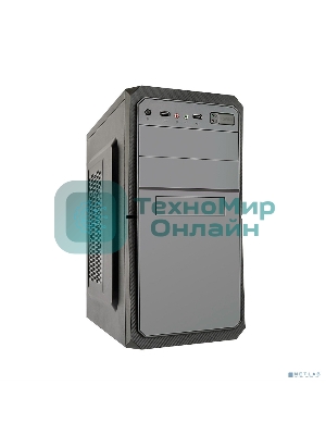 Компьютерный корпус ExeGate EX284027RUS Minitower BA-202 Black, mATX, без БП, 2хUSB, Audio