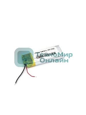 Аккумулятор Li-Pol (батарея) 4x12x30 мм 2pin 3.7V/110mAh
