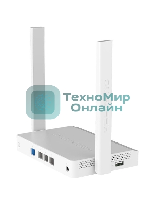 Интернет-центр Keenetic Extra (KN-1714) с Mesh Wi-Fi 5 AC1200, 4-портовым Smart-коммутатором и портом USB