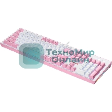 Клавиатура Defender REDRAGON HADES проводная USB бело-розовая