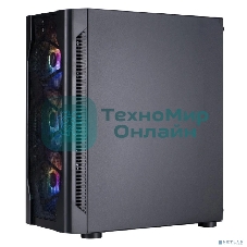 Компьютерный корпус 1STPLAYER DK D4 Black/ATX/4x120мм FRGB fans/D4-BK-4F1