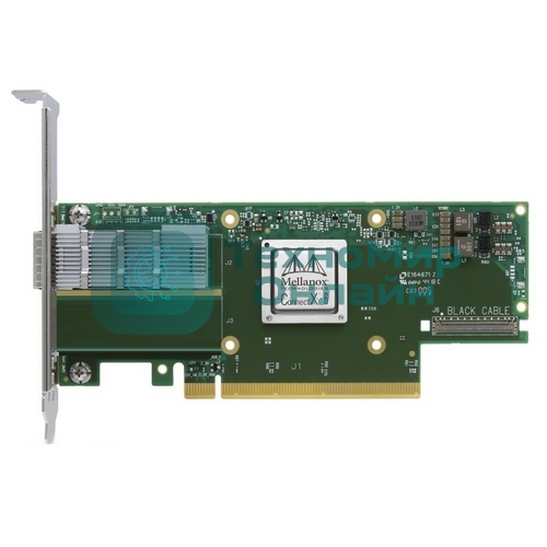 Адаптер Infiniband ConnectX®-6 VPI adapter card, HDR IB (200Gb/s) and 200GbE, single-port QSFP56, PCIe4.0 x16, tall bracket