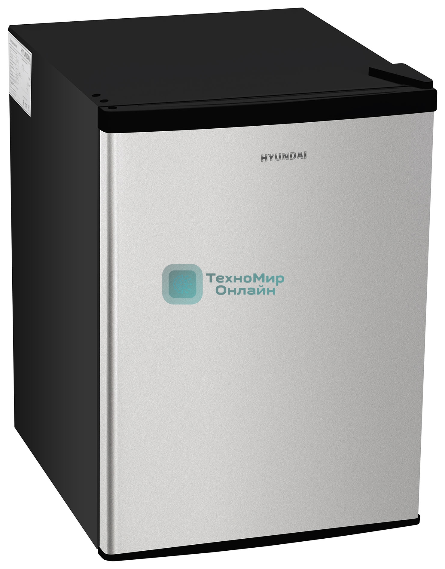 Холодильник Hyundai CO1002 серебристый однокамерный 65л