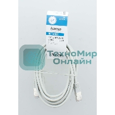 Кабель Hama H-200916 RJ-45 (f) RJ-45 (m) 3м (00200916) серый