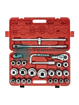 Набор торцевых головок Matrix, квадрат, 3/4