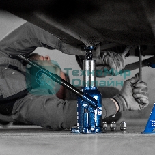 Домкрат гидравлический бутылочный телескопический Stels 6 т, подъем 180-410 мм