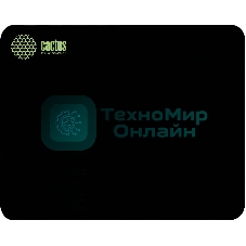 Коврик для мыши Cactus черный 300x250x2мм (CS-MPC-P01M)