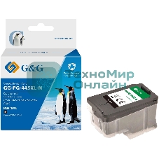 Картридж струйный G&G GG-PG-445XL-N (PG-445) черный (15 мл) для Canon PIXMA MG3040/2545S/2440/2940/2540/2540S;iP2840;MX494;TS204/3140/3440;TR4540/3340/4640