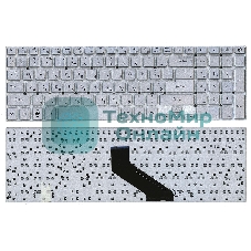 Клавиатура для ноутбука Gateway NV55S NV57H NV75S NV77H TS45 серебристая