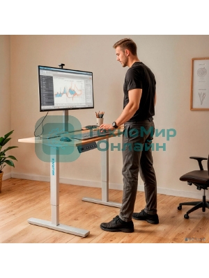 Подстолье электрическое с регулировкой по высоте Kromax OMEGA-30 white, 1 шт/уп. 710-1160 мм