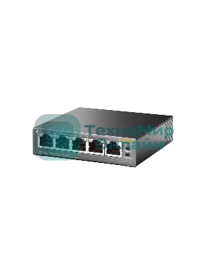 Коммутатор TP-Link SMBTL-SG1005P 5-портовый гигабитный настольный коммутатор с 4 портами PoE SMB 56W