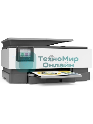МФУ струйное HP OfficeJet 8023 (1KR64B), A4, цвтной, печ. до 20 стр/мин. (ч/б), до 10 стр/мин. (цвет), скан. до 8 стр/мин. (ч/б) 3.5 стр/мин. (цвет), 1200 x 1200 dpi, USB, RJ-45, Wi-Fi, Air Print