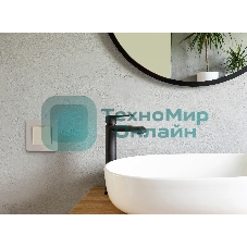 Розетка 2К+З IP44 с крышкой и шторками немецкий стандарт 16А 250 В слоновая кость