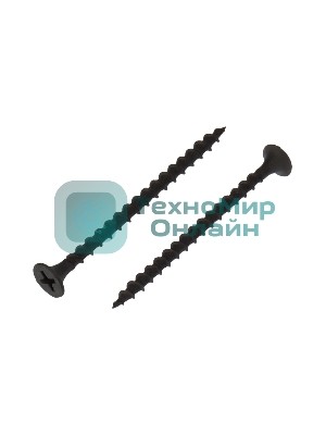 Саморез гипсокартон-металл Kranz 3.5х55, пакет (50 шт./уп.)